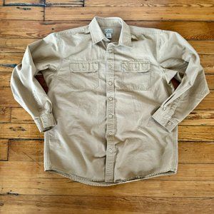 L.L. Bean Tan Button Down